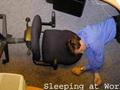 Sleeping at work