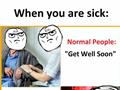 When You Are Sick