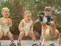 Funny Evian Roller Babies 