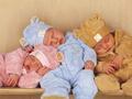 Picture of Three Baby Brothers Sleeping