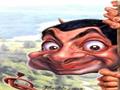 Huge smile of Mr Bean