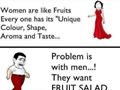 Men Want Fruit Salad