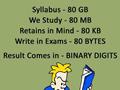 Syllabus Vs Study