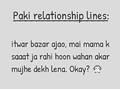 Pakistan Relationship Lines