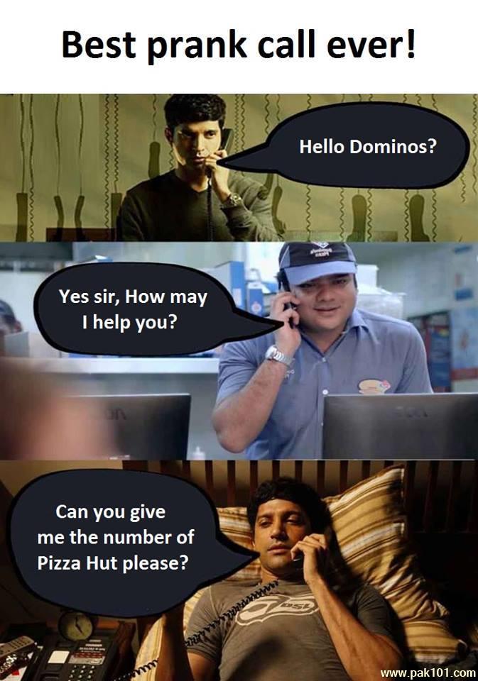 Funny Picture Domino Pizza