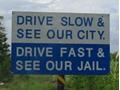 Drive Slow Notice