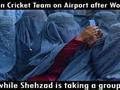 Pakistani team At Airport