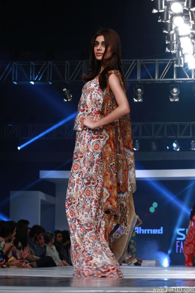 Gul Ahmed Collection at PFDC Sunsilk Fashion Week 2015-Lahore