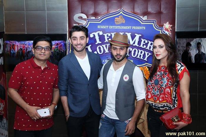 Music Launch Of Teri Meri Love Story at Super Cinema Lahore