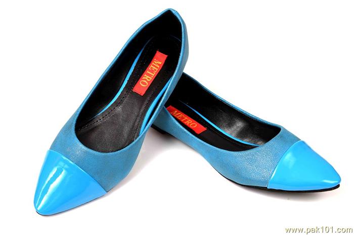 Metro Shoes Collection For Women/Girls- Ledo Bullet Toe
Item Code : 10700005 (Blue)
