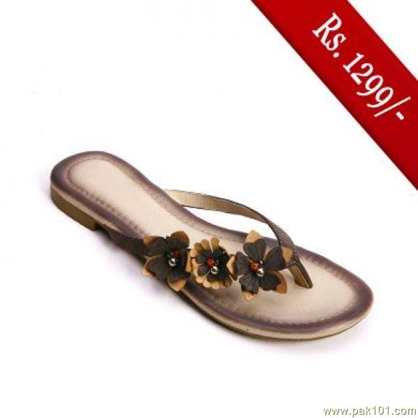 Servis Women Sandals and Slippers Footwear Collection Pakistan- Model LIZA LZ-CF-0112 D-BROWN