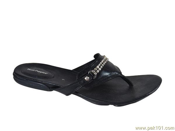 Hush Puppies Slippers Collection For Women and Girls-Domestic And International Range Model Noir