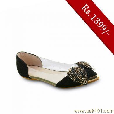 Servis Women Sandals and Slippers Footwear Collection Pakistan- Model LZ-IX-0249 (BLACK)
