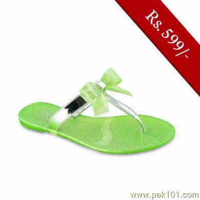 Servis Women Sandals and Slippers Footwear Collection Pakistan- Model LZ-PV-0029 (GREEN)