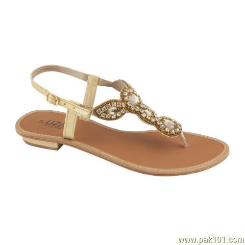 Servis Women Slippers Footwear Collection Pakistan Item No:  LZ-LX-0428-GOLD