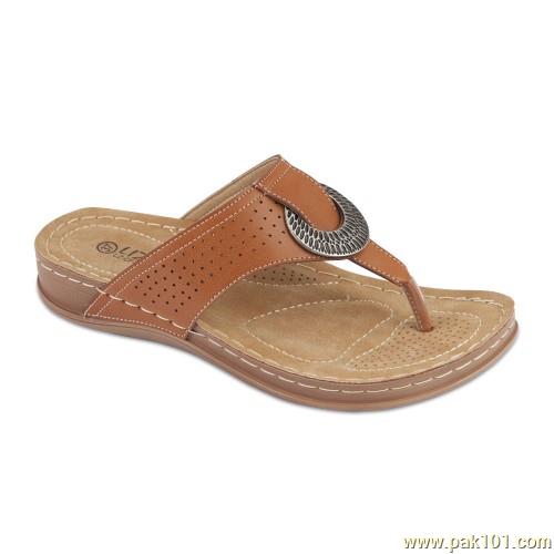 Servis Women Slippers Footwear Collection Pakistan Item No: LZ-CF-0370-BROWN