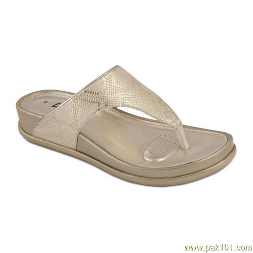 Servis Women Slippers Footwear Collection Pakistan Item No: LZ-CL-0104-GOLD