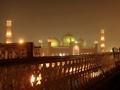 Badshahi Masjid at night