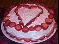 Strawberry Sweetheart Cake