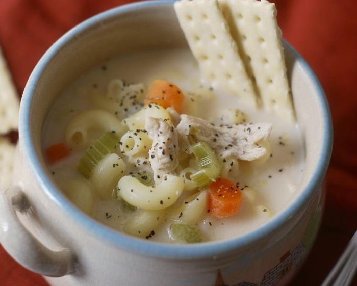 Chicken Macaroni Soup recipe, how to cook Chicken Macaroni Soup