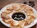 Apple Chips with Hot Chocolate