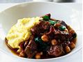 Lamb, chickpea & spinach curry with masala mash