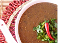 Black beans with dal Makhani