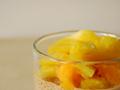Pudding with Mango and Pineapple