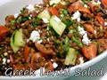 Greek Lentil Salad