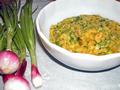 Simple spring onion curry