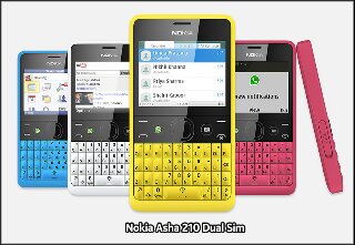 Nokia Introduces the QWERTY-Dual SIM, Nokia Asha 210