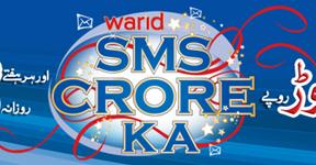 Warid Brings SMS Crorepati Offer