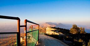 Gorakh Hill, Highest mountain in Sindh reachable by road.