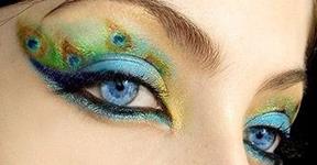 Peacock Eye Makeup