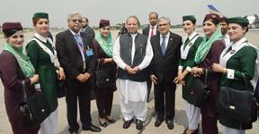 Pakistan Prime Minister inaugurates PIA's premier service