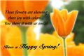 Have a happy spring