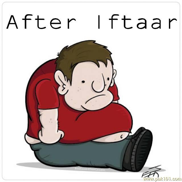 Funny Picture After Iftaar 