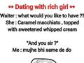 Dating With A Rich Girl