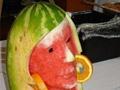 beautiful-watermelon cutting girl face shape
