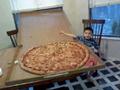 Extra large pizza