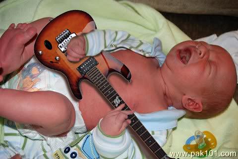 Funny Picture funny music baby 