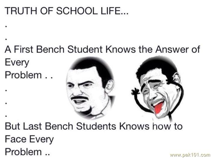 Funny Picture Truth Of School Life 