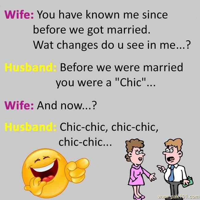 Funny Picture Comparison Before And After Marriage 