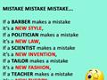 If A Student Makes A Mistake