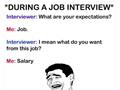 During Job Interview