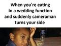 Eating In A Wedding Function