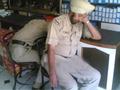 Indian Police Sleeping