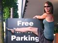 Funny Women Free Parking