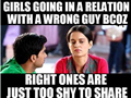 Wrong Relation Of Girls