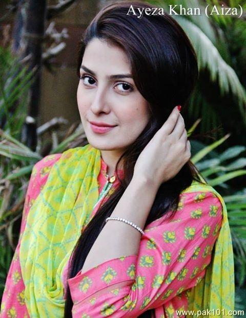 Ayeza Khan (Aiza)- Pakistani Female Television Actress Celebrity